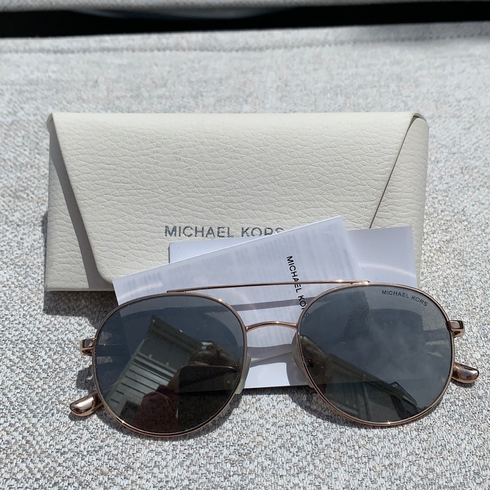 Michael Kors Rose Gold Sunglasses